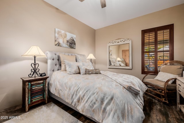 38106 N 2nd Ln, Phoenix, AZ 85086 - bedroom with wood finished floors and ceiling fan