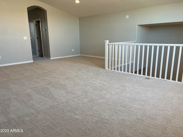 empty room featuring carpet floors