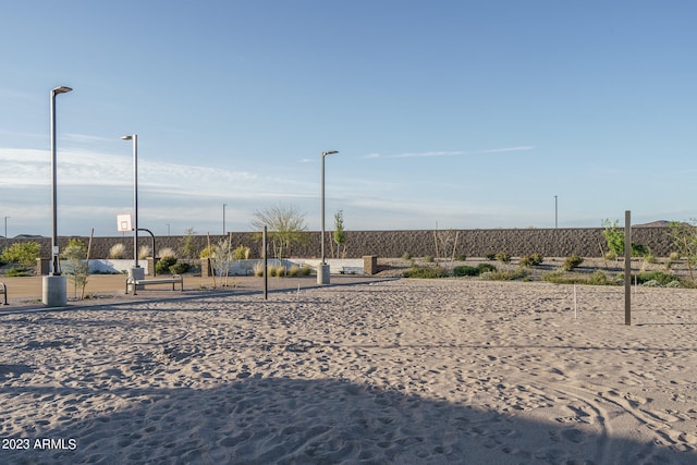 view of nearby features with volleyball court