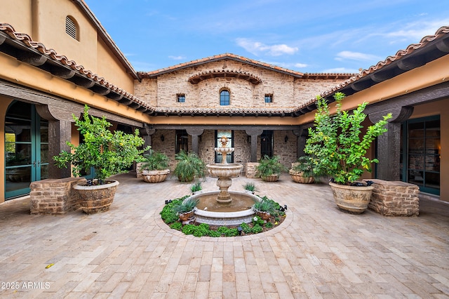 view of patio