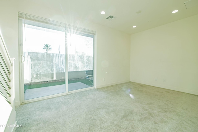 empty room with carpet floors