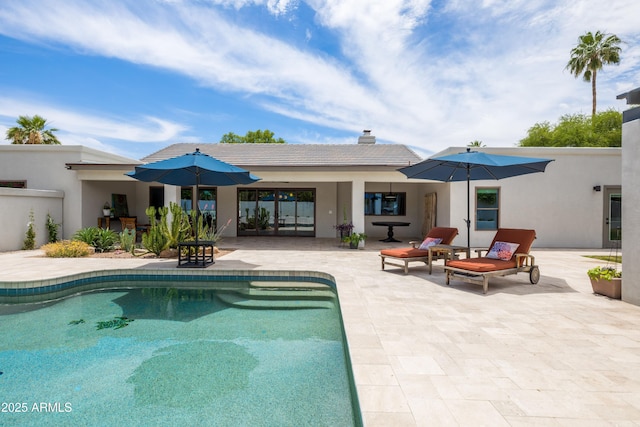 5438 E Lupine Ave, Scottsdale, AZ 85254 - swimming pool featuring a patio area