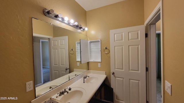 4432 W Pleasant Ln, Laveen, AZ 85339 - bathroom featuring double vanity and tile patterned flooring