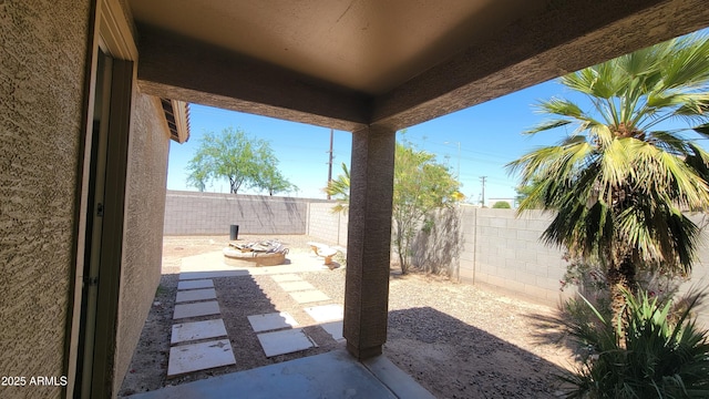 4432 W Pleasant Ln, Laveen, AZ 85339 - fenced backyard with a patio