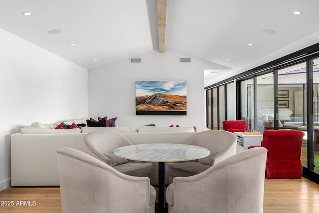 4218 E Palo Verde Dr, Phoenix, AZ 85018 - dining space featuring a healthy amount of sunlight, light wood-style flooring, and visible vents