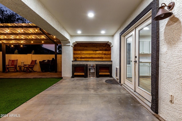 view of patio / terrace with french doors