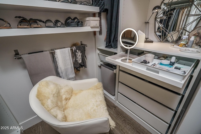 interior space with baseboards