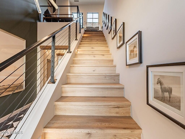 view of stairs