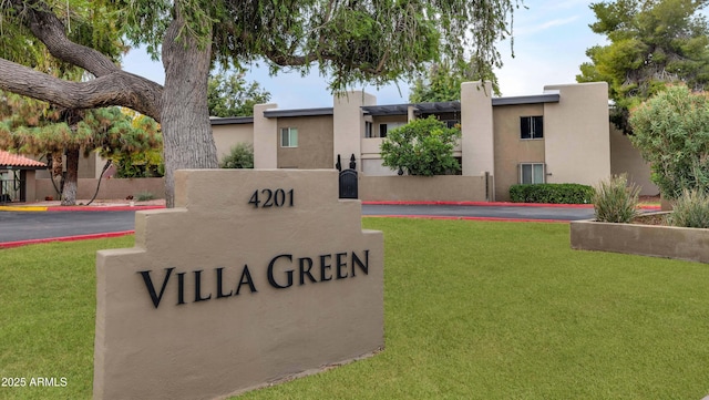 4201 E Camelback Rd Unit 70, Phoenix, AZ 85018 - community sign with a yard