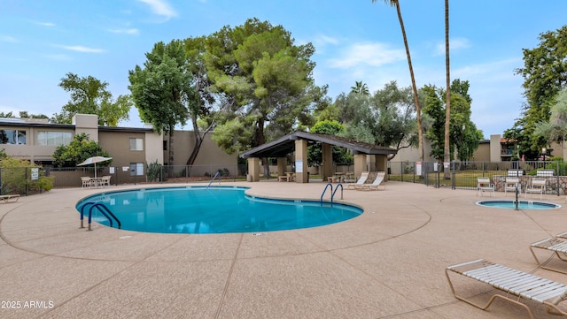 4201 E Camelback Rd Unit 70, Phoenix, AZ 85018 - community pool with a patio and a gazebo