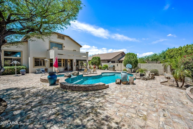 7342 E Norwood St, Mesa, AZ 85207 - view of pool featuring a patio