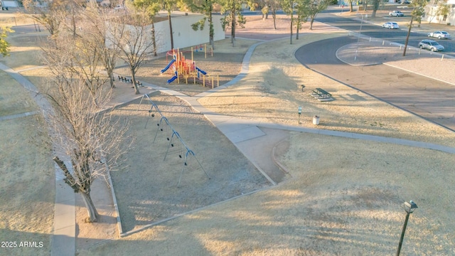 exterior space featuring a playground