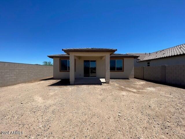 view of rear view of property