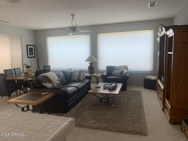 15753 W Kino Dr, Surprise, AZ 85374 - living area with light carpet and ceiling fan