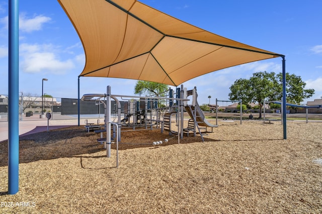 view of communal playground