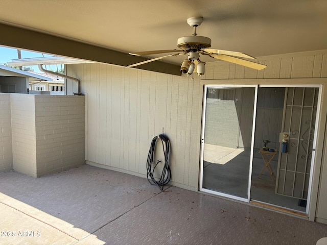 13603 N 111th Ave, Sun City, AZ 85351 - view of patio with a ceiling fan