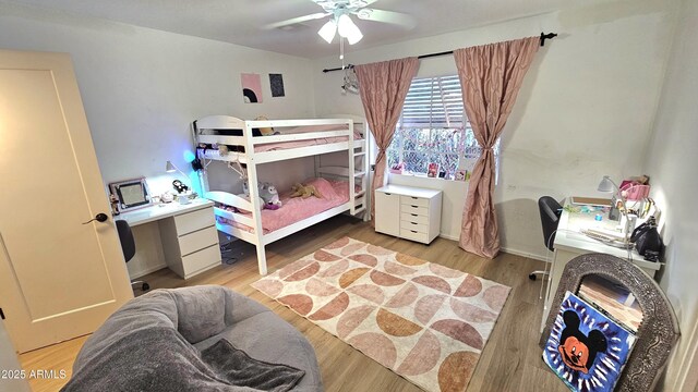 1520 W Encanto Blvd, Phoenix, AZ 85007 - bedroom featuring wood finished floors and a ceiling fan