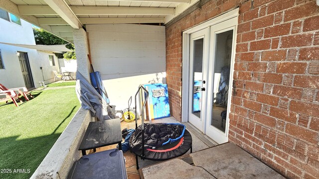 1520 W Encanto Blvd, Phoenix, AZ 85007 - view of patio featuring french doors