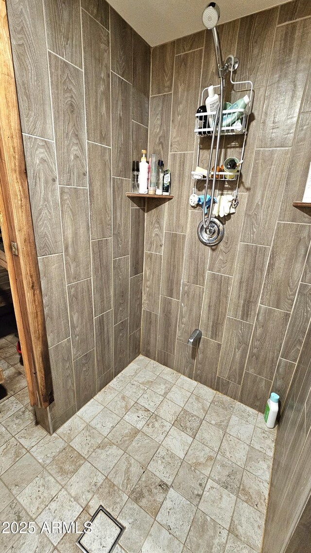 1520 W Encanto Blvd, Phoenix, AZ 85007 - full bath featuring stone tile floors and tiled shower