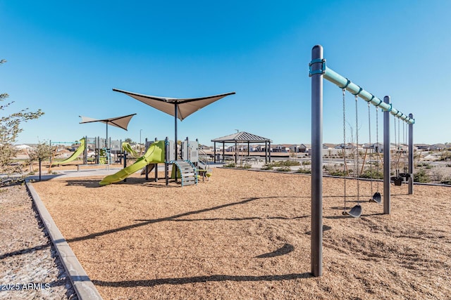 view of communal playground