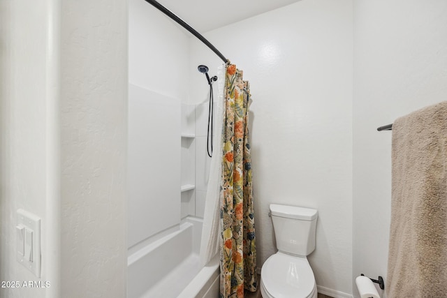 2628 S Voyager Dr Unit 104, Gilbert, AZ 85295 - full bath with toilet and shower / bathtub combination with curtain