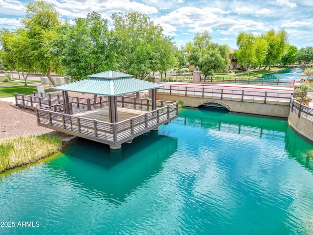 2628 S Voyager Dr Unit 104, Gilbert, AZ 85295 - view of swimming pool with a water view