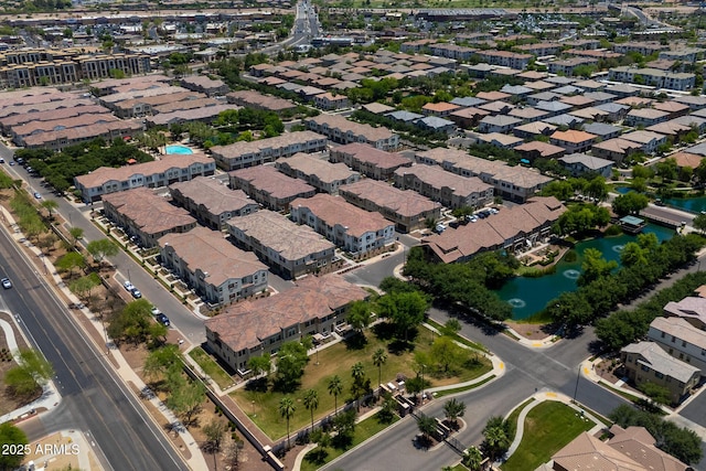 2628 S Voyager Dr Unit 104, Gilbert, AZ 85295 - aerial view of property and surrounding area featuring a large body of water