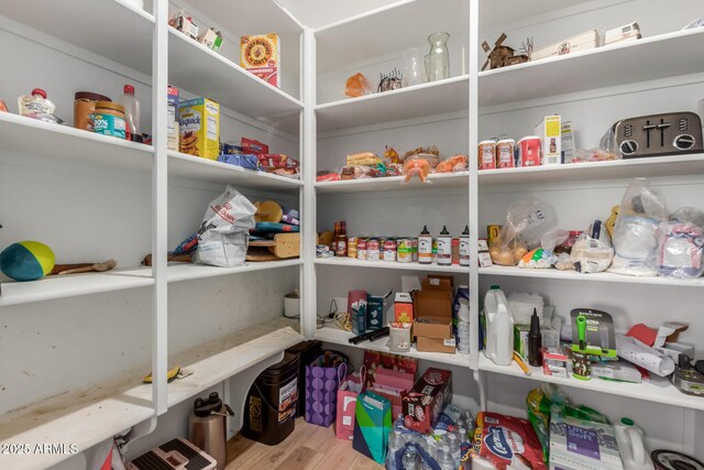 view of pantry