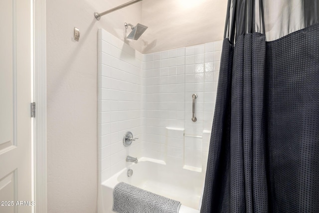 full bath with shower / tub combo