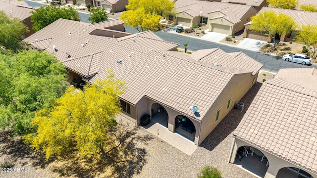 drone / aerial view featuring a residential view