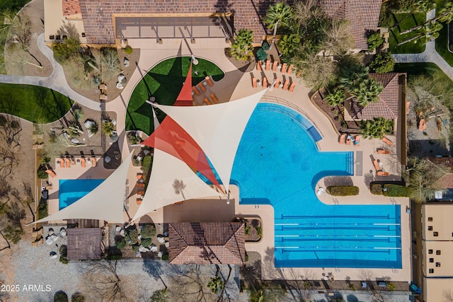 drone / aerial view