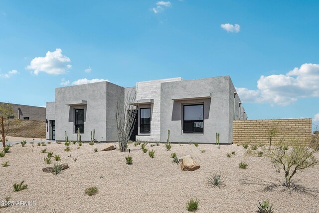 13278 E Buckskin Trl, Scottsdale, AZ 85255 - contemporary home with fence and stucco siding
