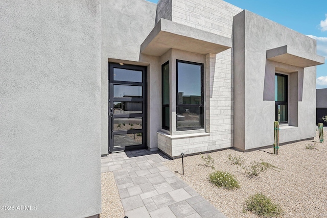 13278 E Buckskin Trl, Scottsdale, AZ 85255 - view of exterior entry with stucco siding