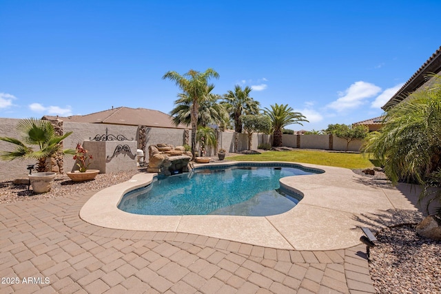 18036 W San Miguel Ave, Litchfield Park, AZ 85340 - view of swimming pool featuring a patio area