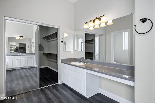 1612 E Zion Way, Chandler, AZ 85249 - bathroom with hardwood / wood-style floors and vanity