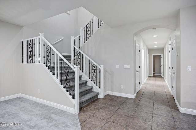 1612 E Zion Way, Chandler, AZ 85249 - staircase with tile patterned flooring