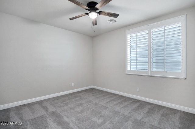 1612 E Zion Way, Chandler, AZ 85249 - spare room featuring ceiling fan and light colored carpet