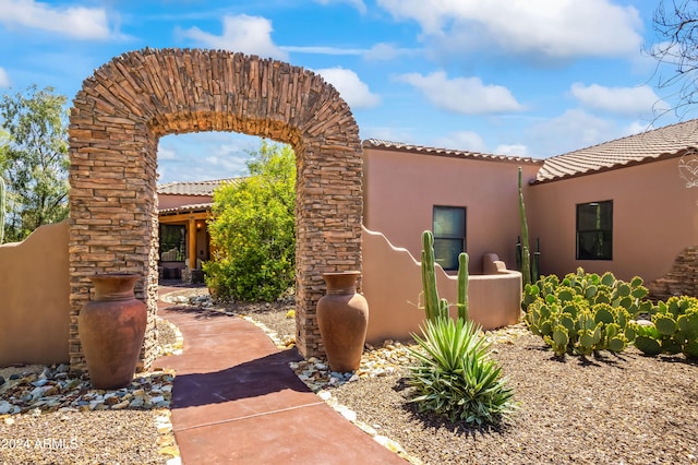 view of entrance to property