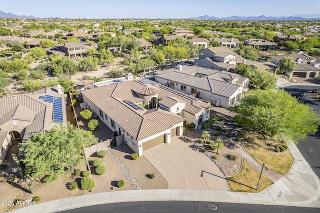 5243 E Windstone Trl, Cave Creek, AZ 85331 - aerial perspective of suburban area with a mountainous background