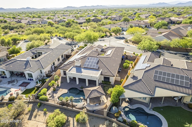 5243 E Windstone Trl, Cave Creek, AZ 85331 - aerial view of residential area with a mountainous background