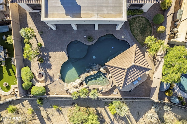 5243 E Windstone Trl, Cave Creek, AZ 85331 - aerial view of a pool