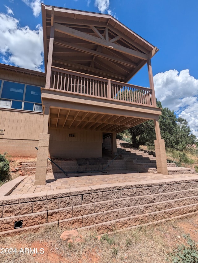 exterior space featuring a patio