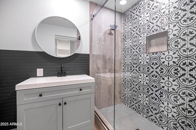 19401 W Flower St, Litchfield Park, AZ 85340 - bathroom with vanity and a shower stall