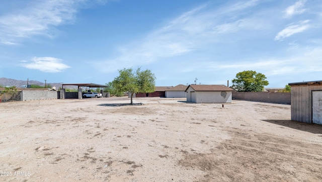19401 W Flower St, Litchfield Park, AZ 85340 - view of yard with a detached carport