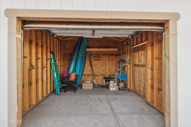 view of storage room