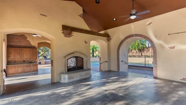 6917 E Ingram Cir, Mesa, AZ 85207 - view of patio / terrace with a ceiling fan