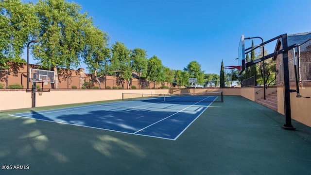 6917 E Ingram Cir, Mesa, AZ 85207 - view of tennis court featuring community basketball court