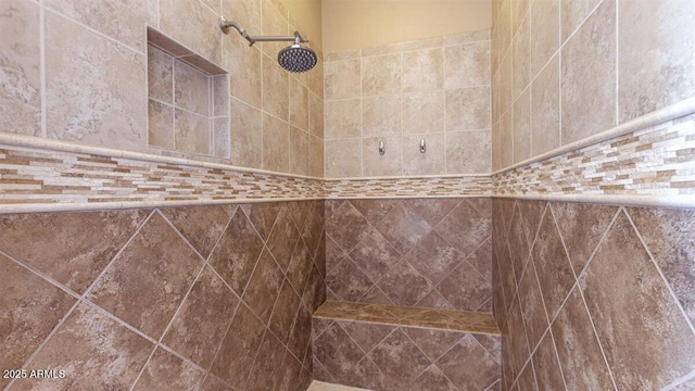 6917 E Ingram Cir, Mesa, AZ 85207 - bathroom view of a tile shower