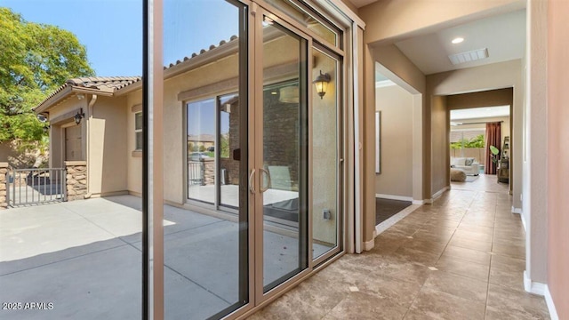 6917 E Ingram Cir, Mesa, AZ 85207 - doorway to outside featuring baseboards