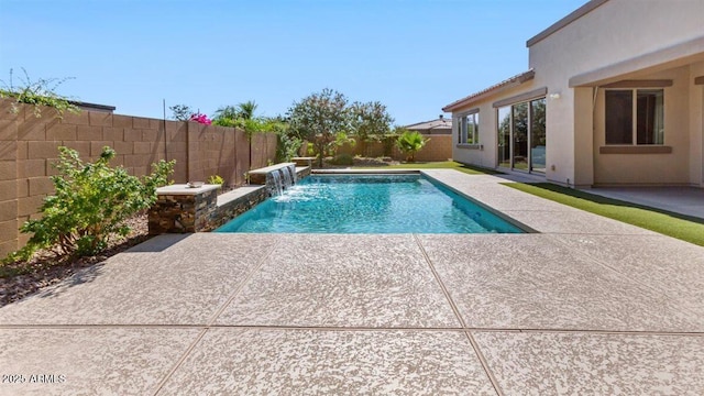 6917 E Ingram Cir, Mesa, AZ 85207 - view of pool with a fenced backyard and a patio
